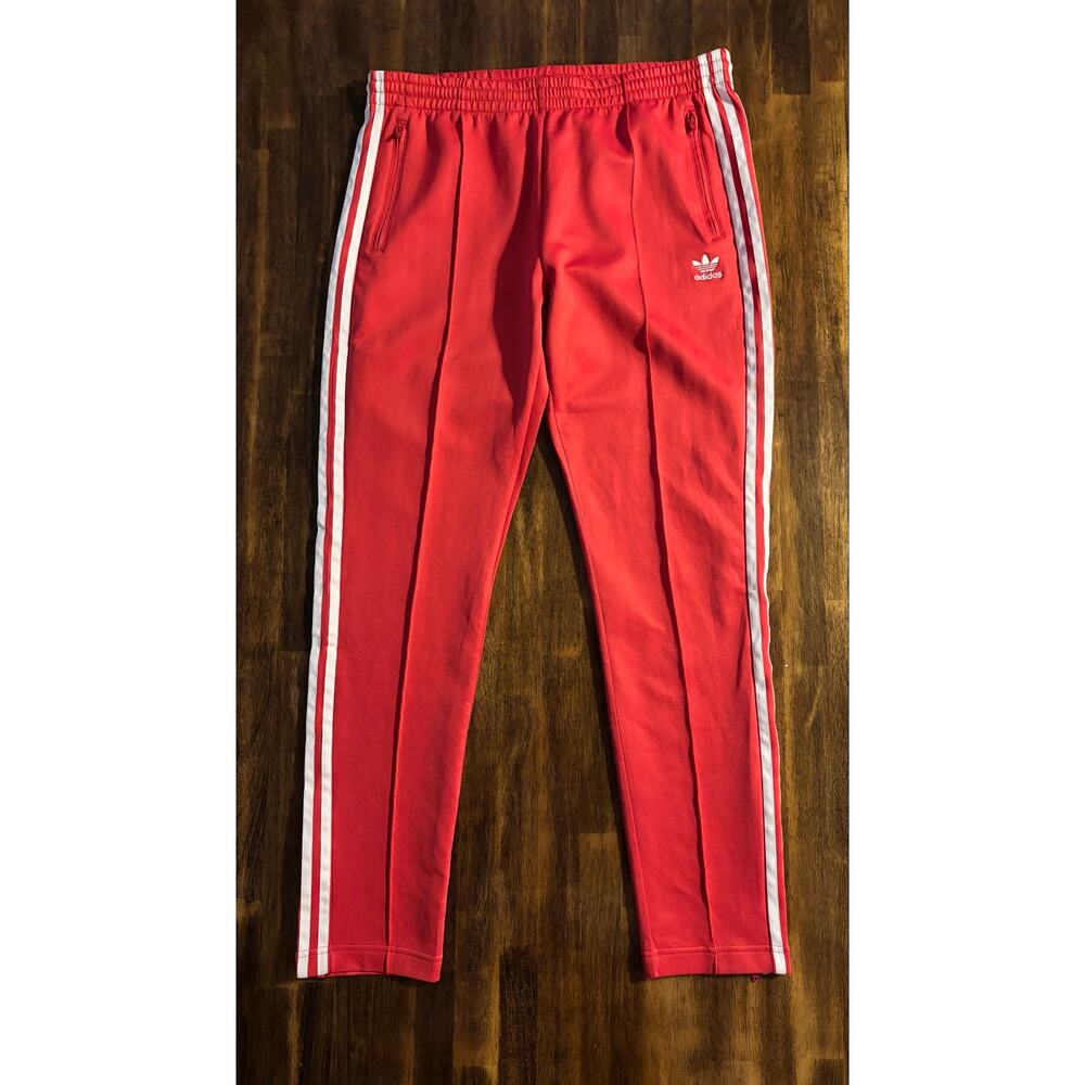 Adidas Women's Large Pants Classic Tapered Leg Track Performance High Rise - Picture 2 of 13